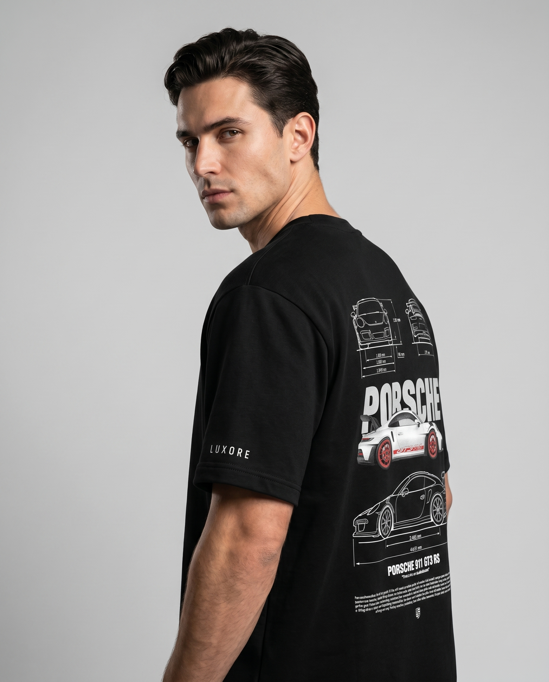 PORCHE 911 GT3 RS PRINTED T-SHIRT