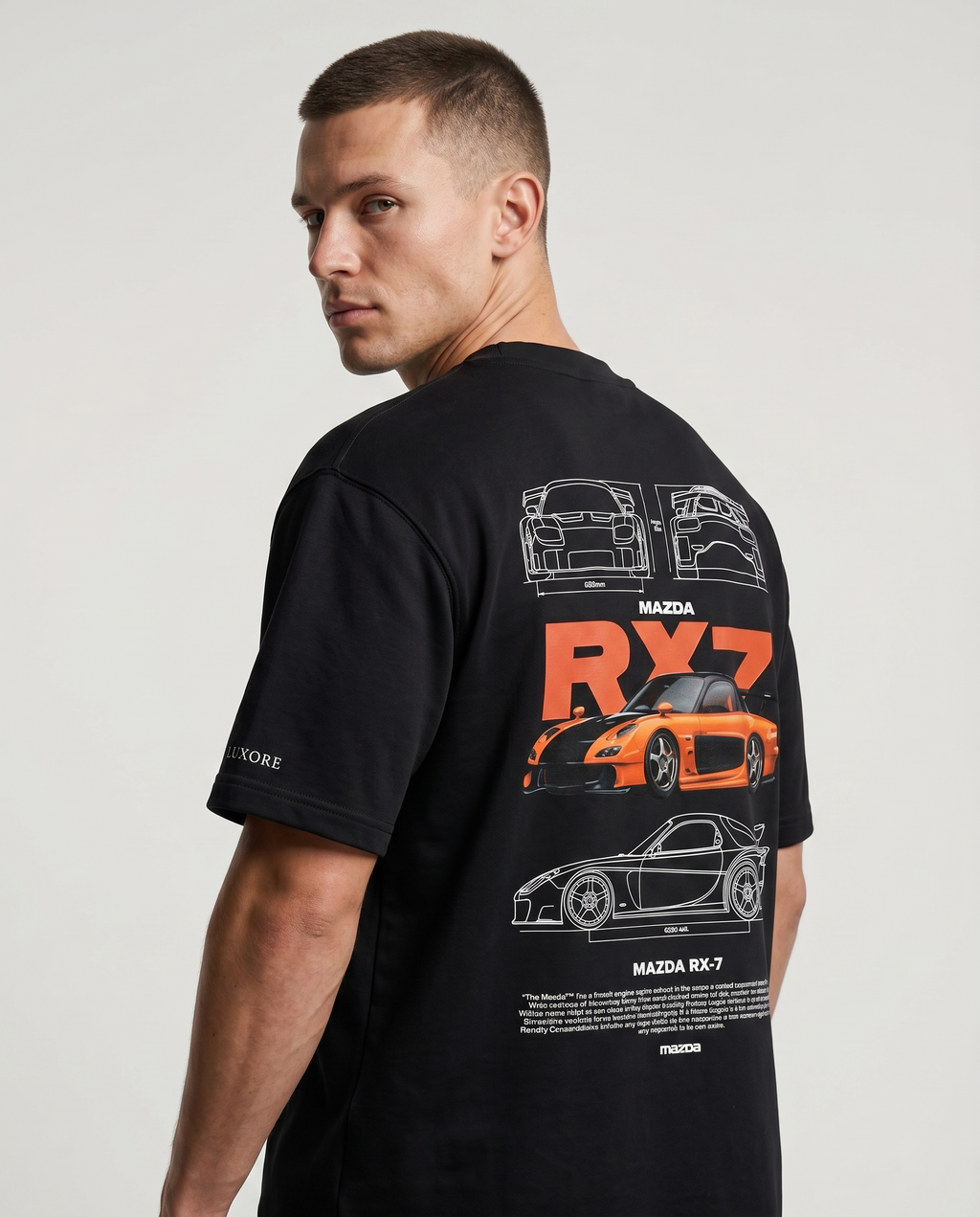 HAN'S MAZDA RX-7 PRINTED T-SHIRT