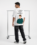 LUXORÉ AWKWARD AND DESPERATE FOR LOVE GRAPHIC PRINTED TEE
