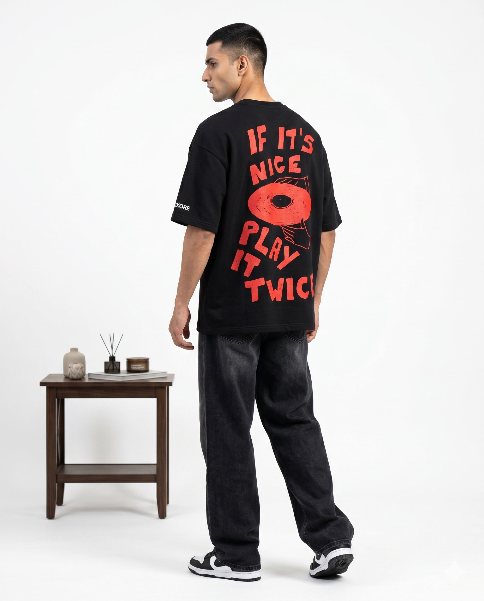 IF IT'S NICE PLAY IT TWICE PRINTED TEEA