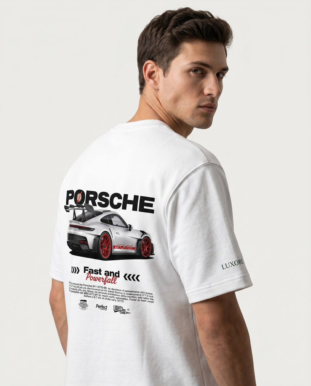 PORCHE 911 GT3-RS FAST & POWERFULL PRINTED T-SHIRT
