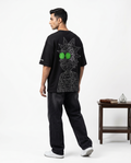 LUXORÉ RICK & MORTY I AM THE F*UCKING GENIOUS GRAPHIC PRINTED TEE