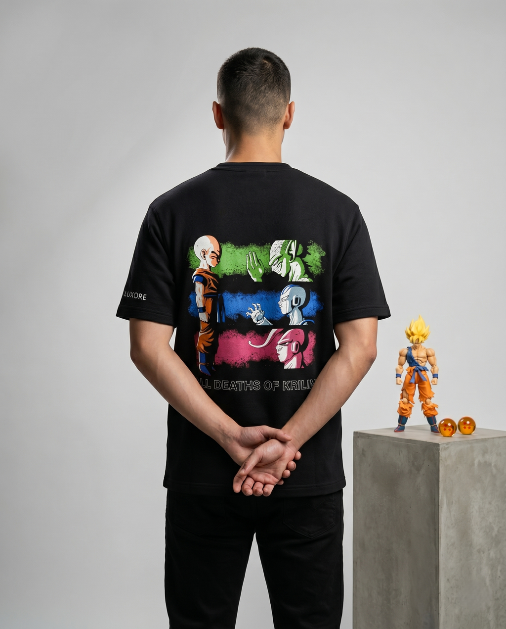 ALL DEATH OF KRILIN PRINTED T-SHIRT