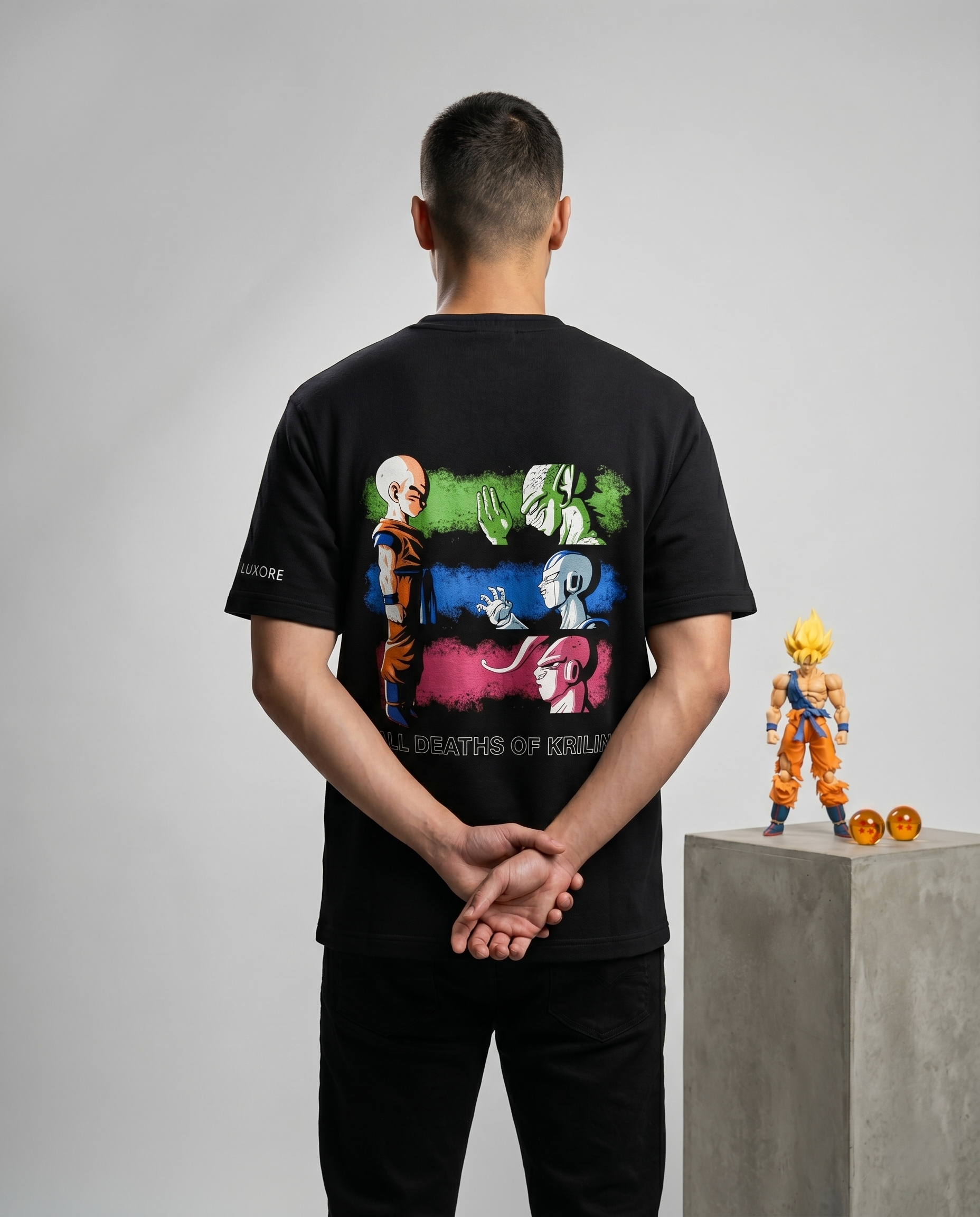 ALL DEATH OF KRILIN PRINTED T-SHIRT