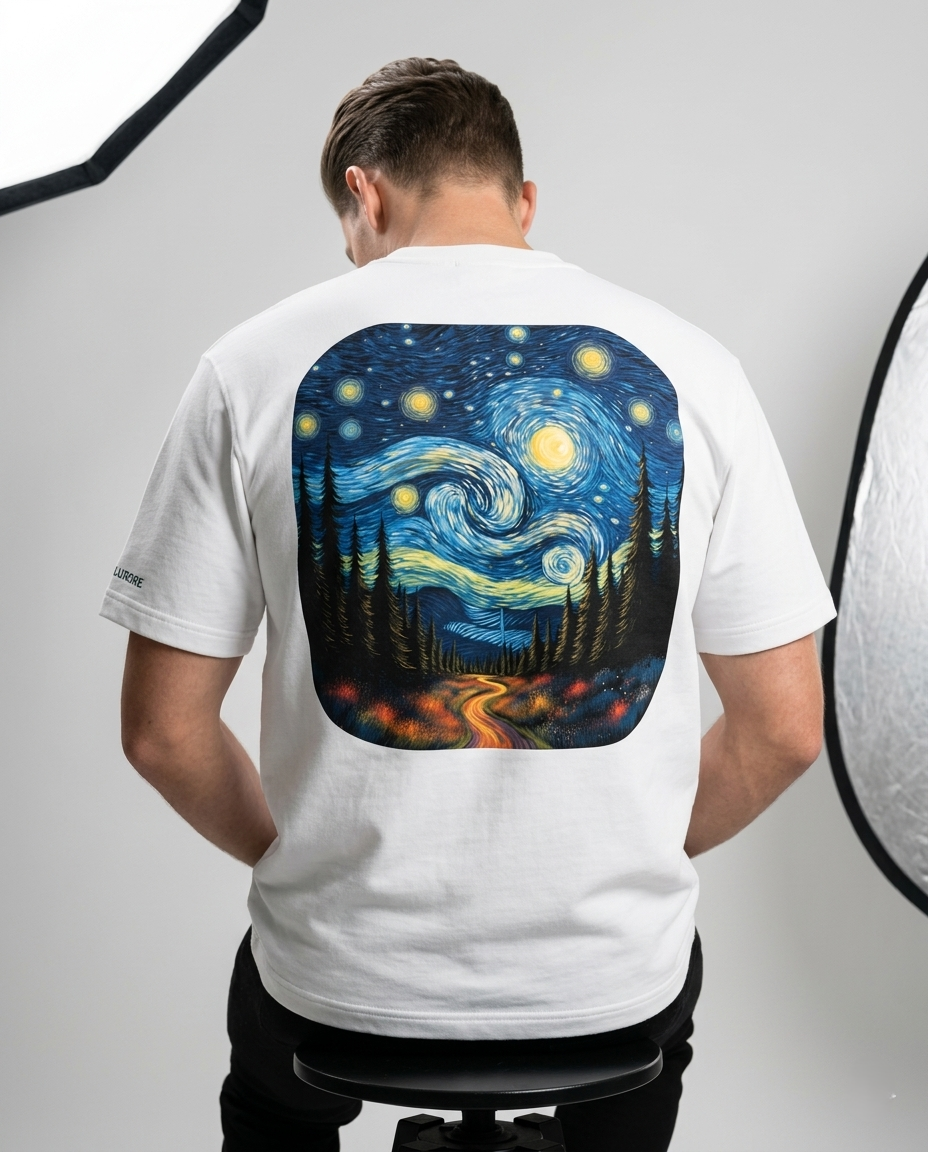 MOON SHOWER PRINTED T-SHIRT
