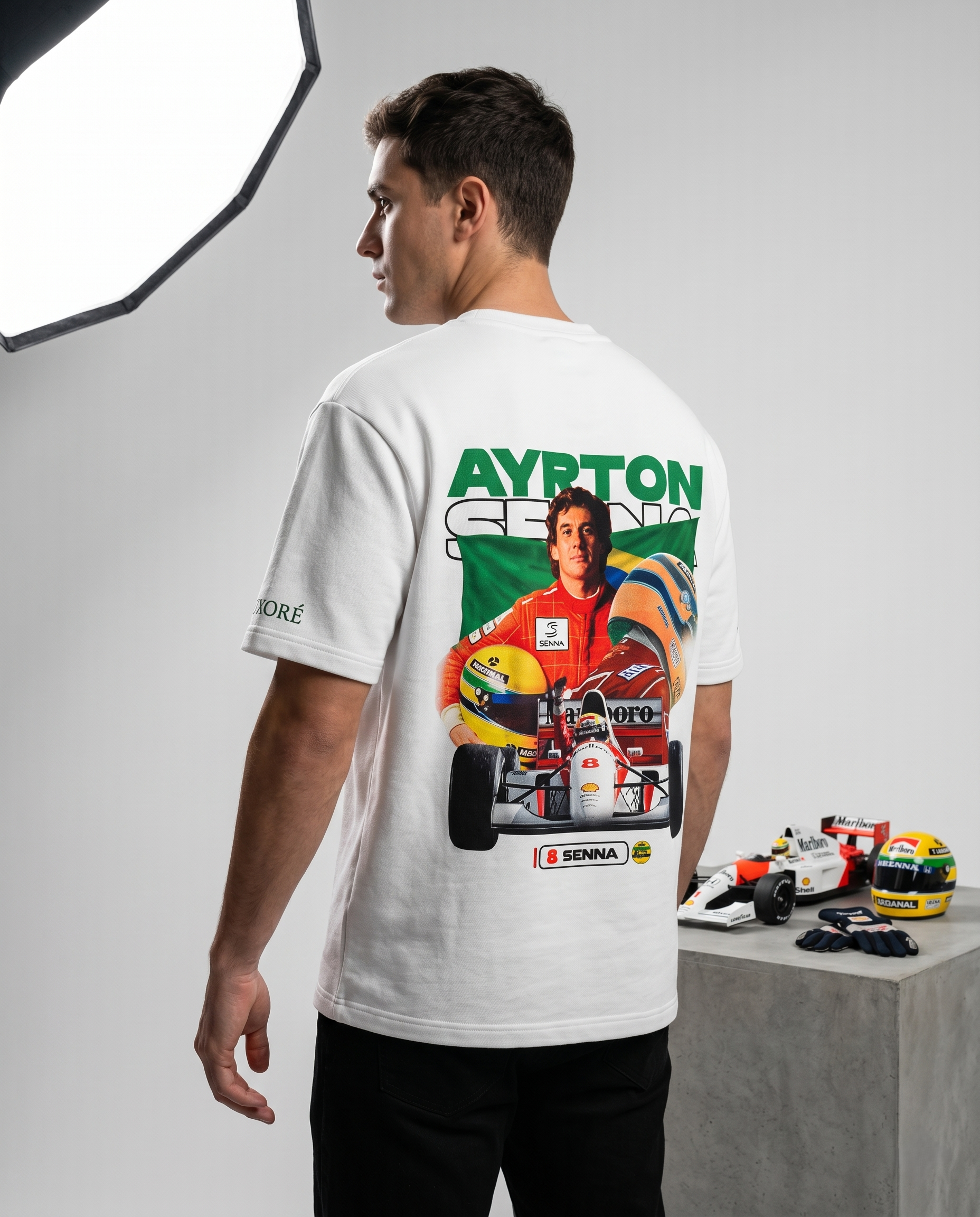 AYRTON SENNA PRINTED T-SHIRT
