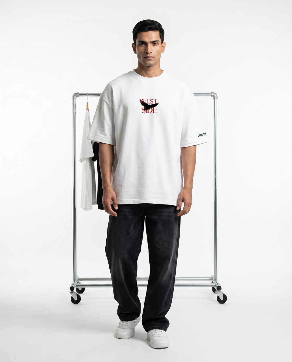 LUXORÉ REBODY WEST SIDE GRAPHIC PRINTED TEE