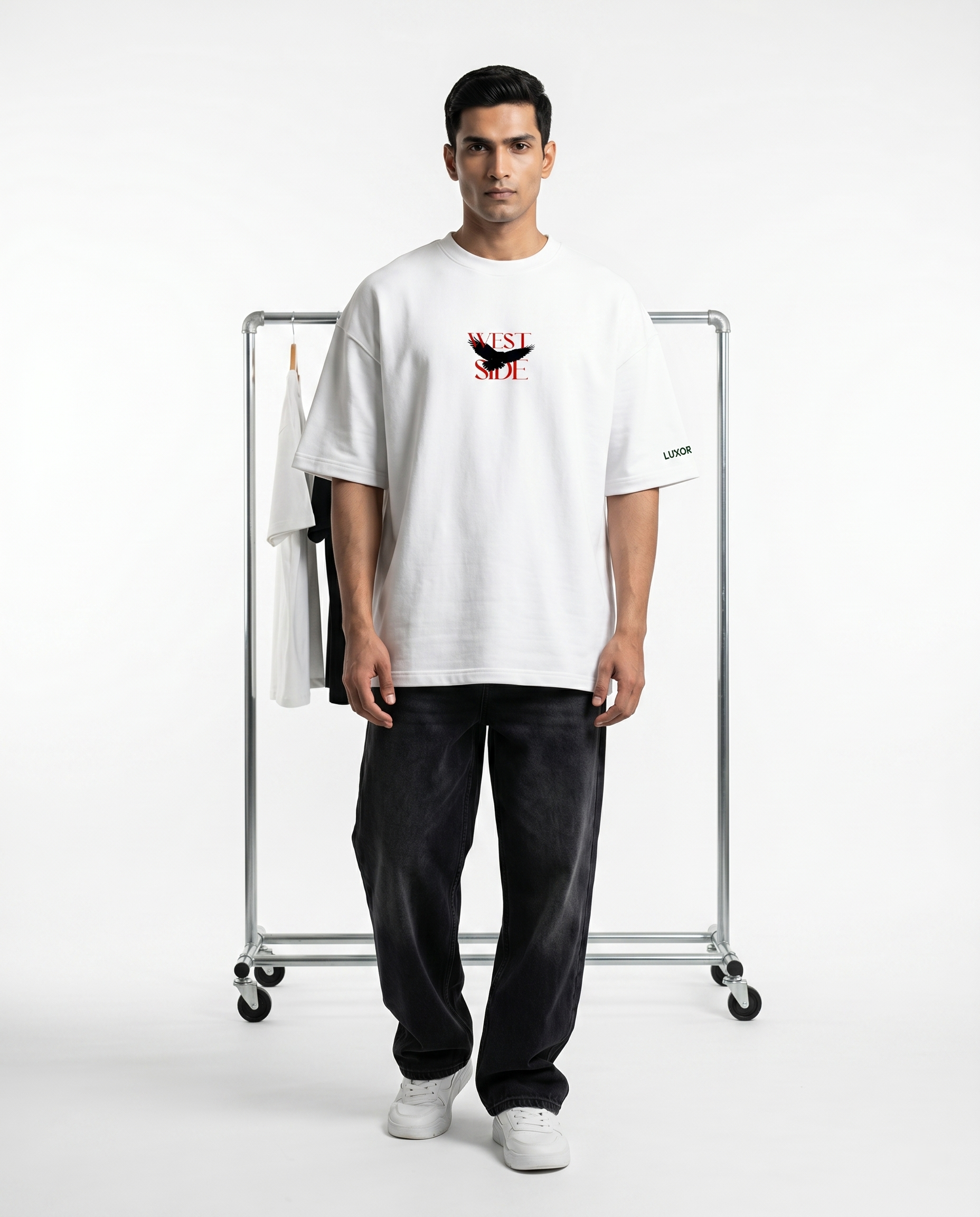 LUXORÉ REBODY WEST SIDE GRAPHIC PRINTED TEE