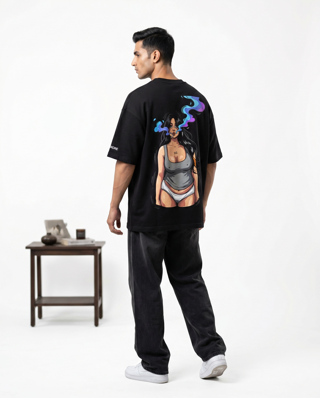 LUXORÉ CIGARETTES AFTER SEX GRAPHIC PRINTED TEE