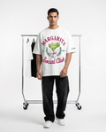 LUXORÉ MARGARITA COCKTAIL CLUB GRAPHIC PRINTED TEE