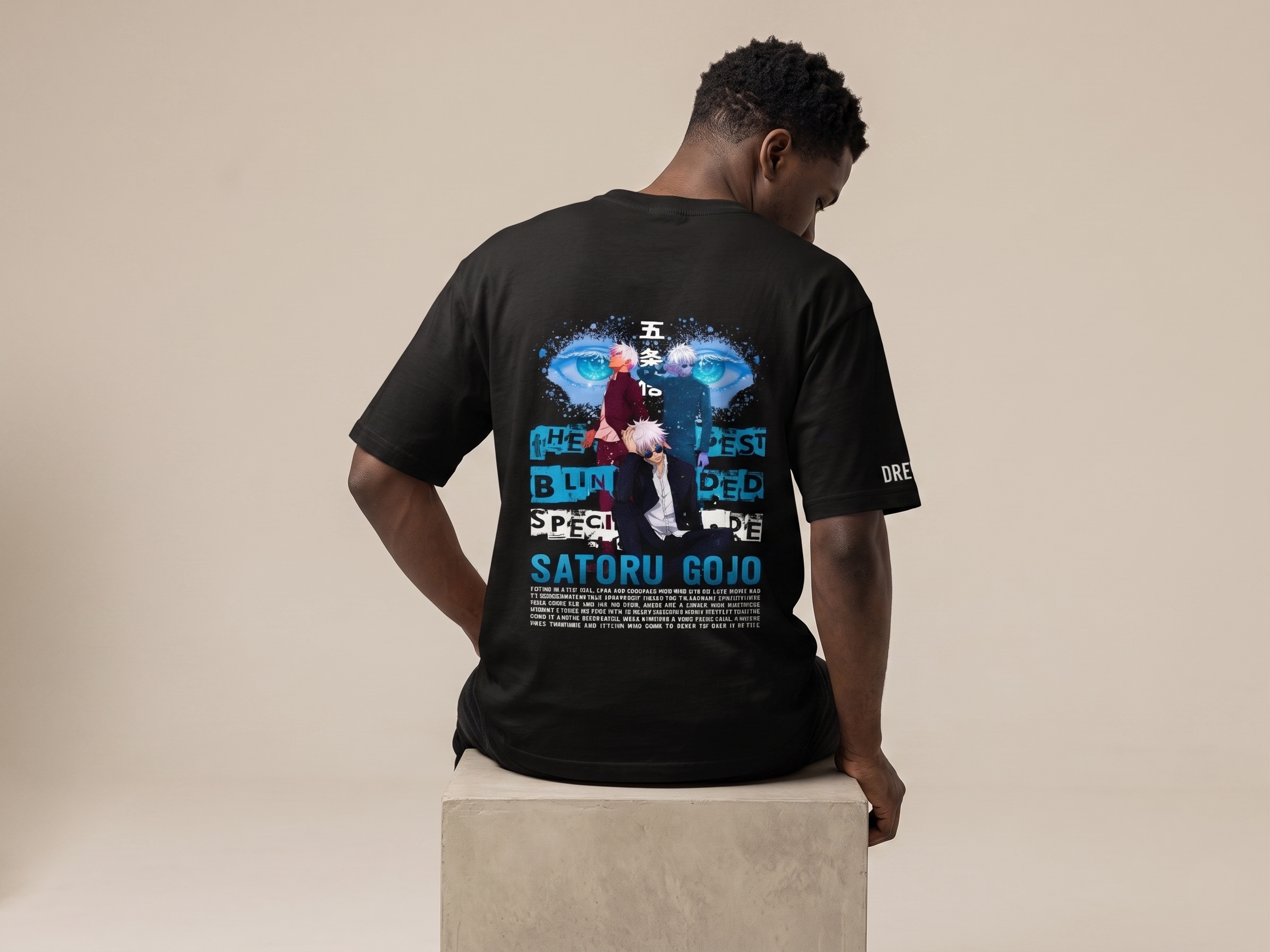 SATORU GOJO PRINTED T-SHIRT