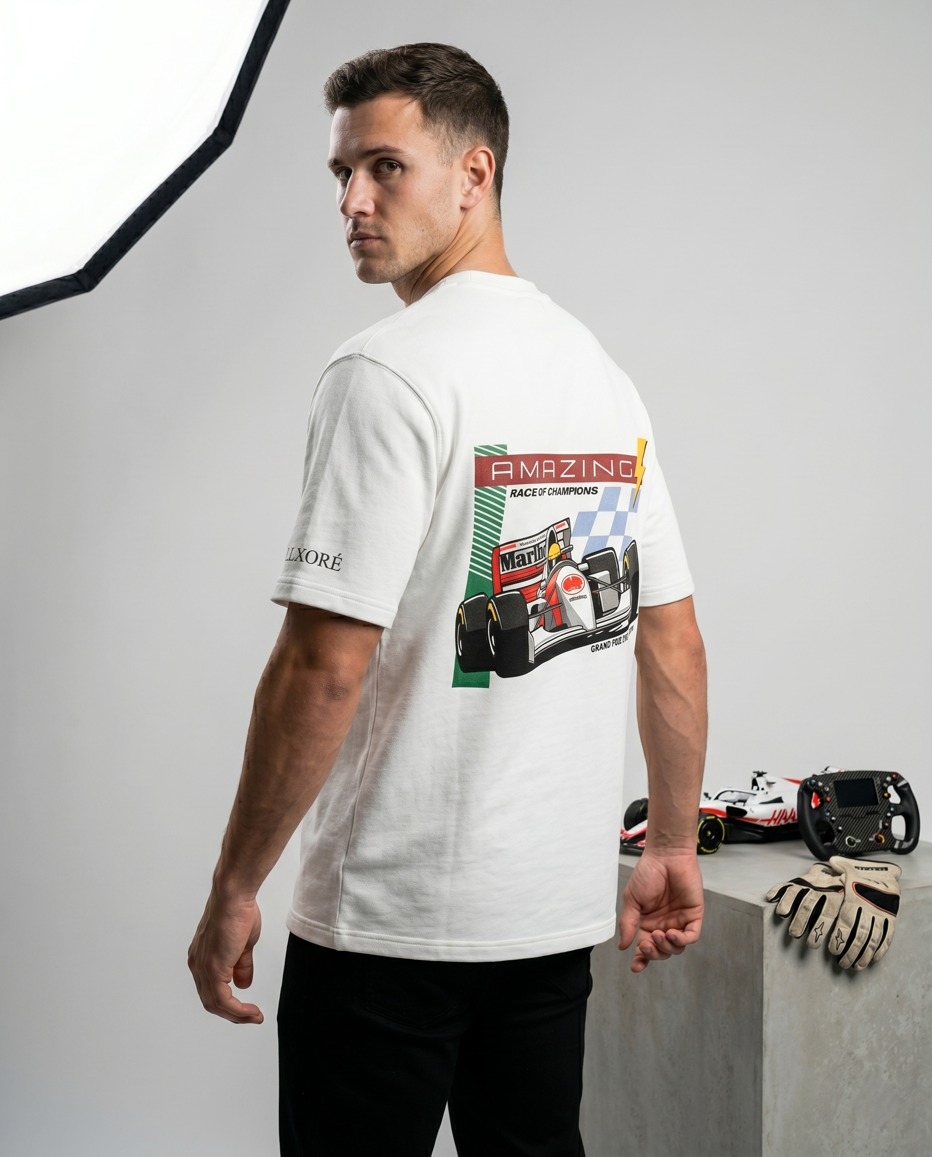 AMAZING CAR PRINTED T-SHIRT