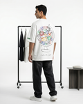 LUXORÉ THE WORLD FULL OF STAMPS GRAPHIC PRINTED TEE
