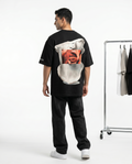 FINGER ON THE MOUTH PRINTED TEE