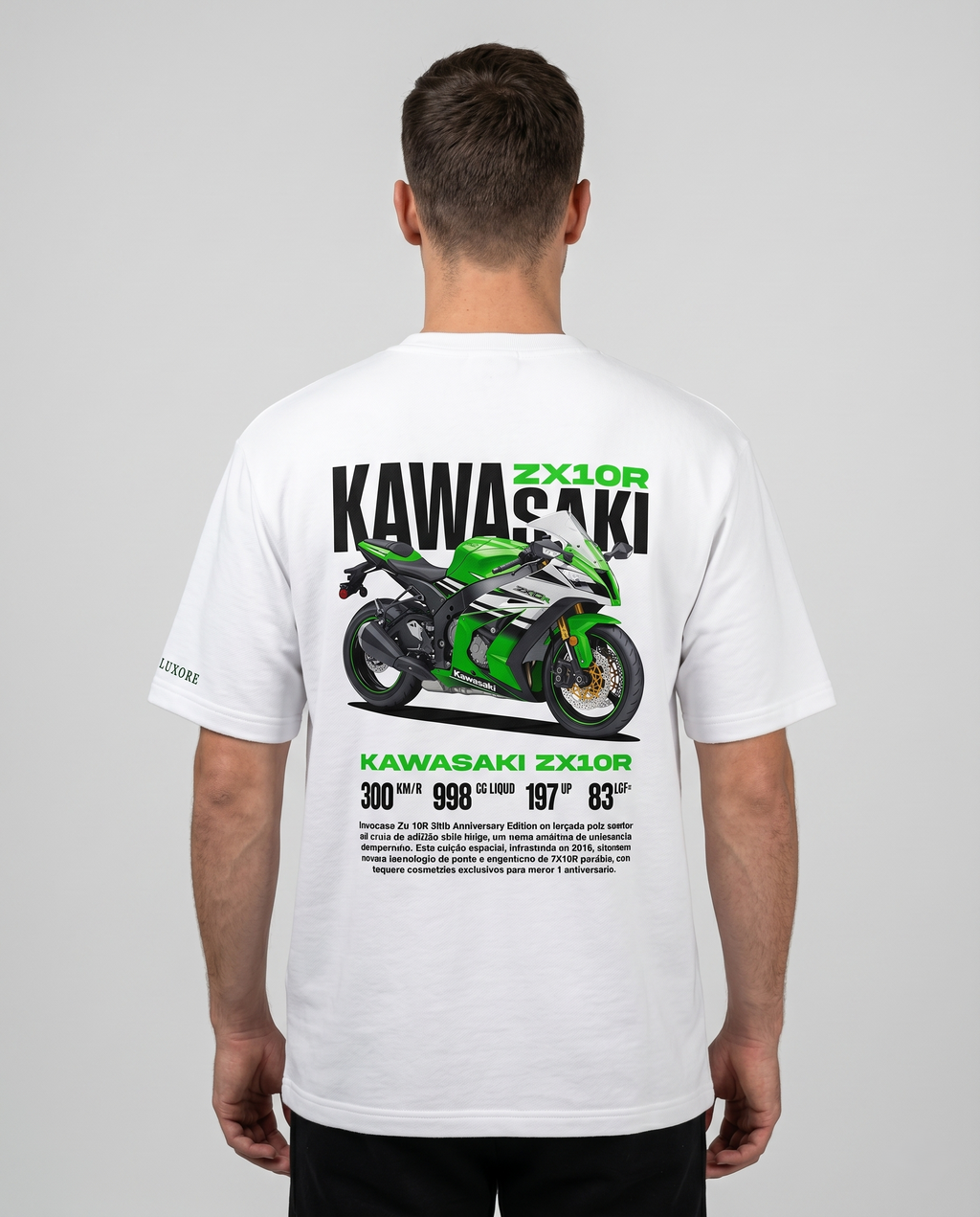 KAWASAKI ZX10R PRINTED T-SHIRT