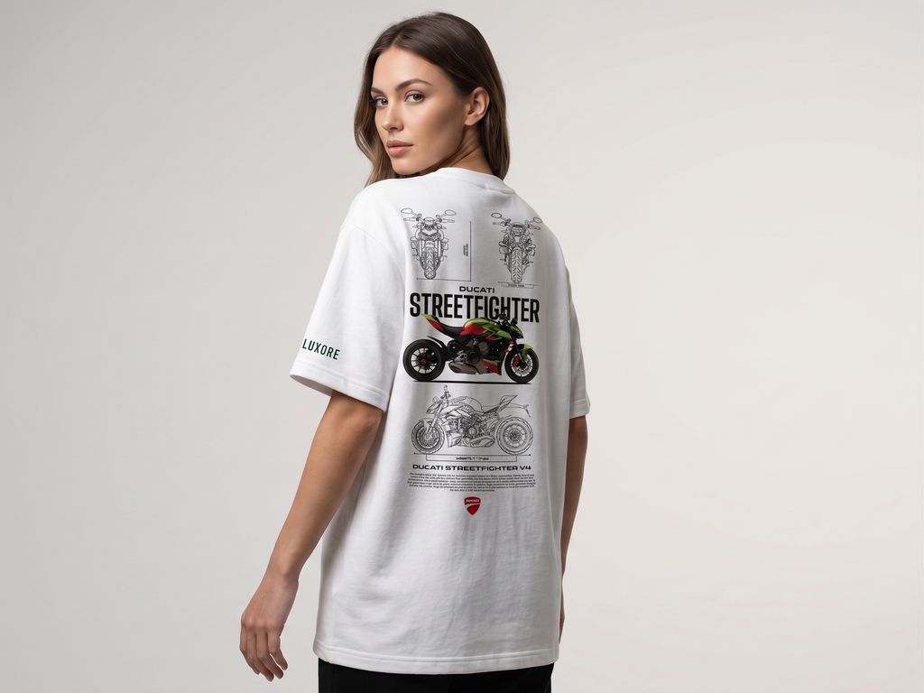 DUCATI STREETFIGHTER PRINTED T-SHIRT