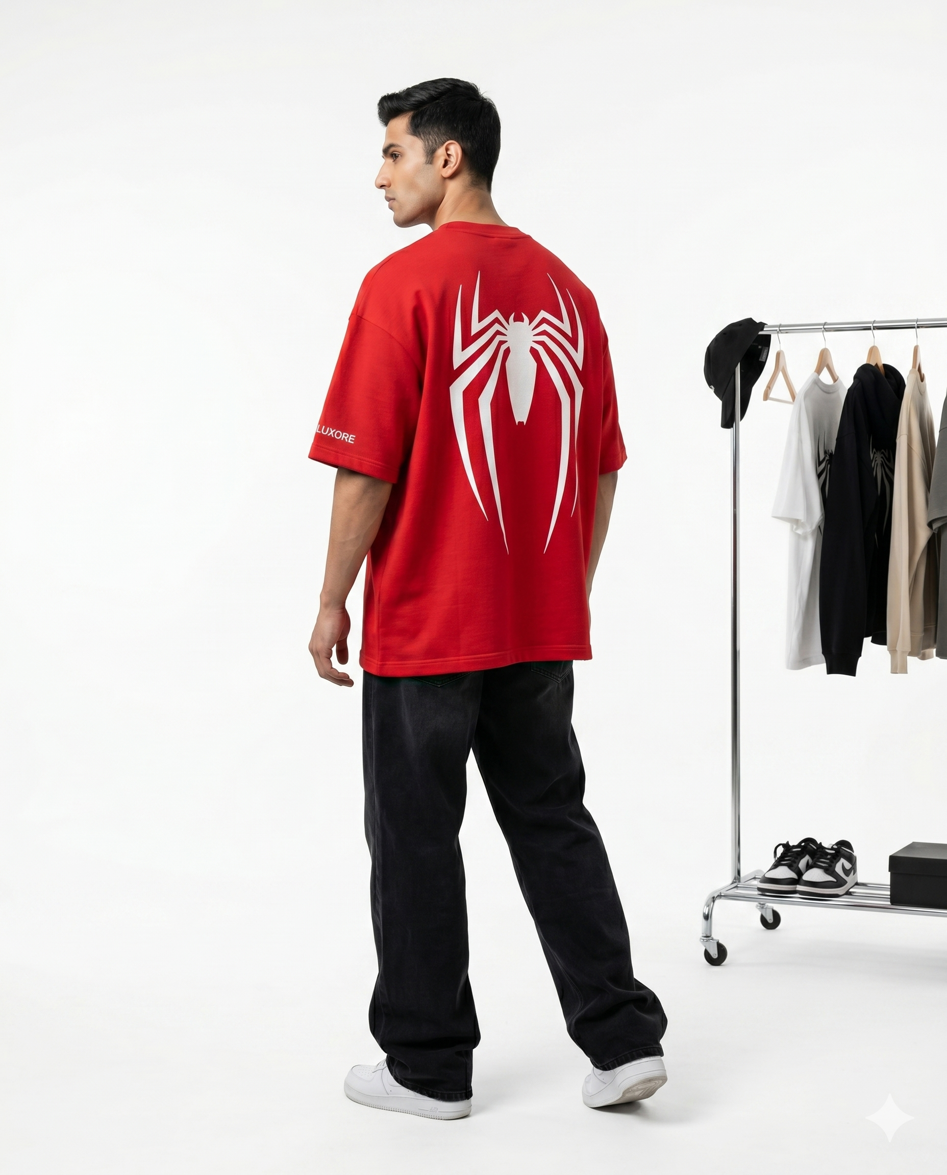 SPIDER PRINTED GRAPHIC TEE UNISEX