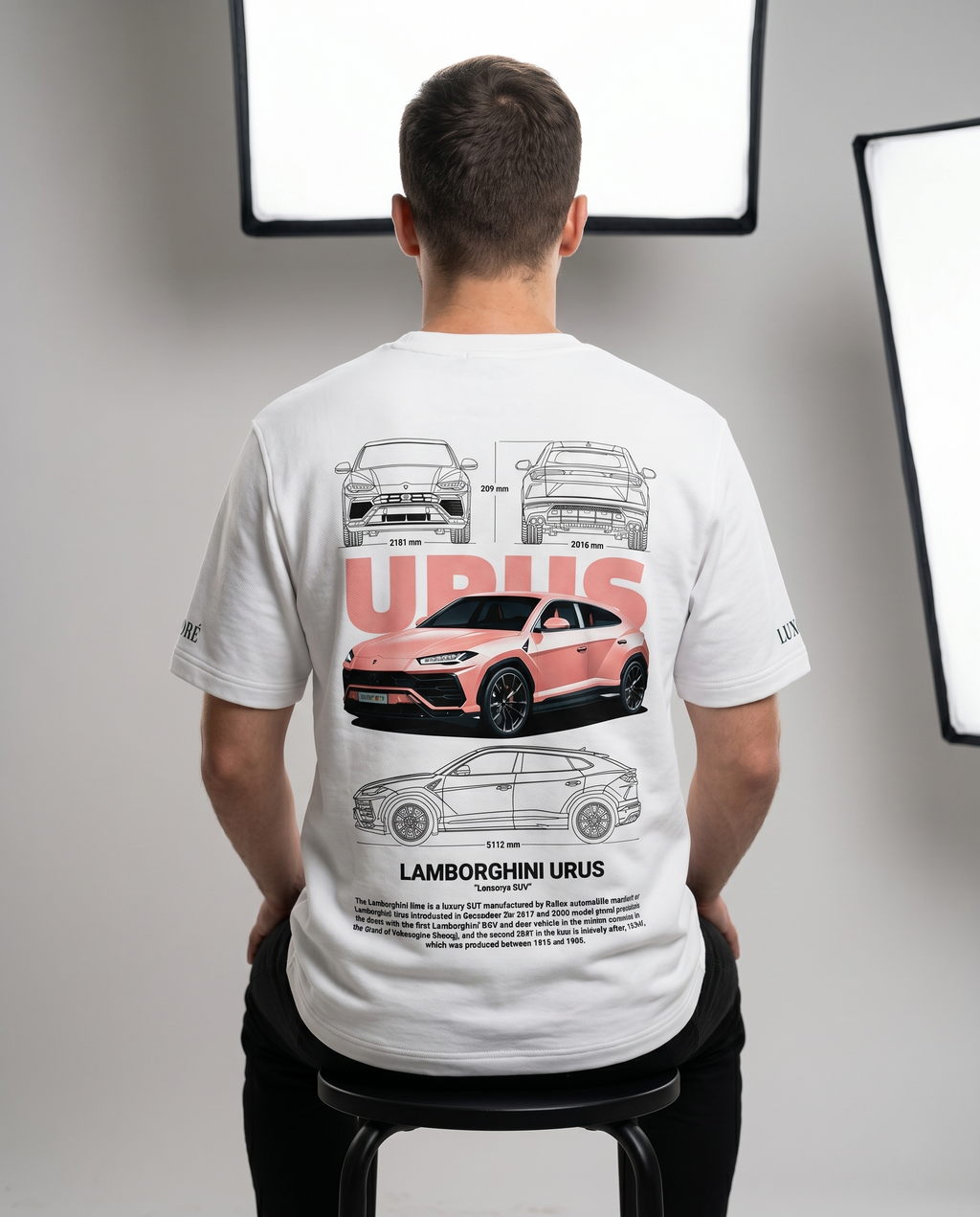 LAMBORGHINI URUS PRINTED T-SHIRT