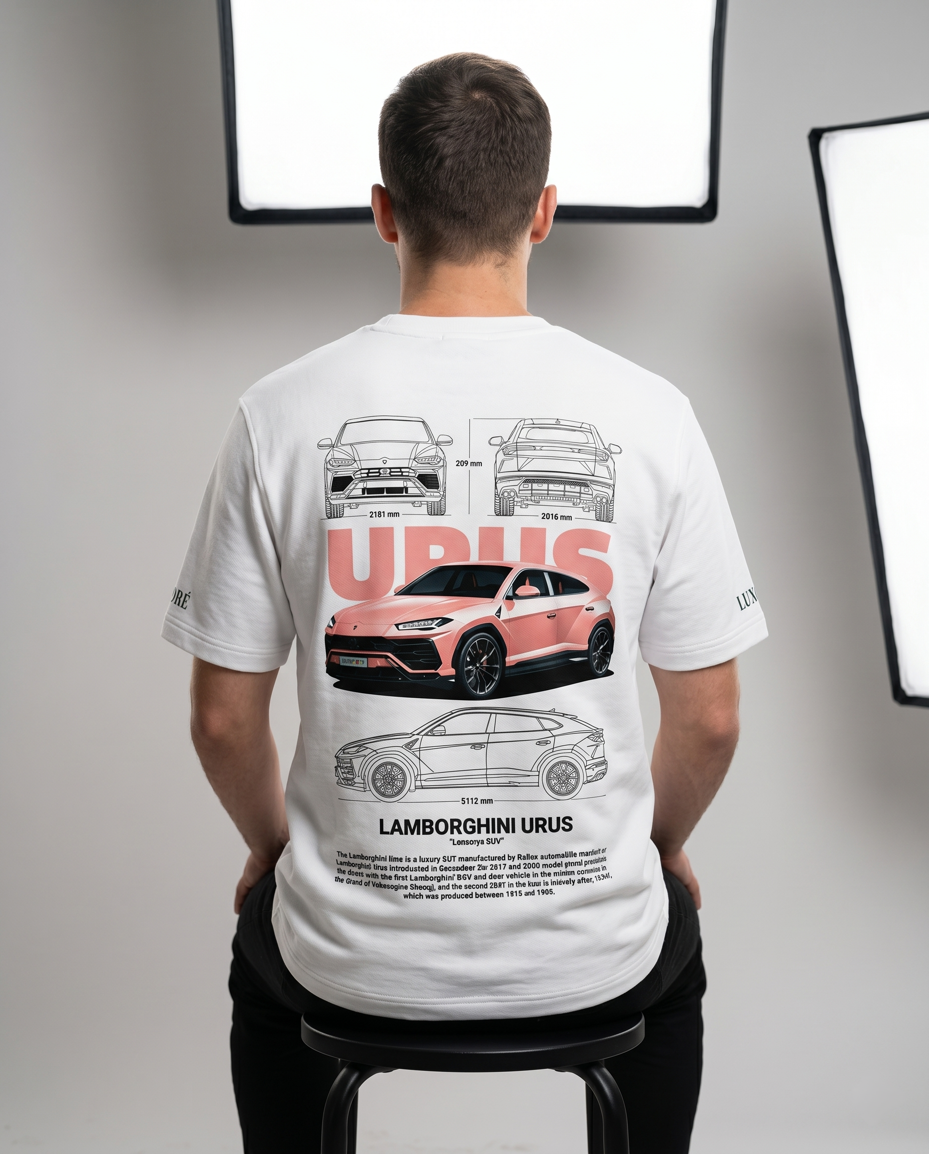 LAMBORGHINI URUS PRINTED T-SHIRT