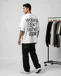LUXORÉ WOKE UP SEXY AS HELL AGAIN GRAPHIC PRINTED TEE