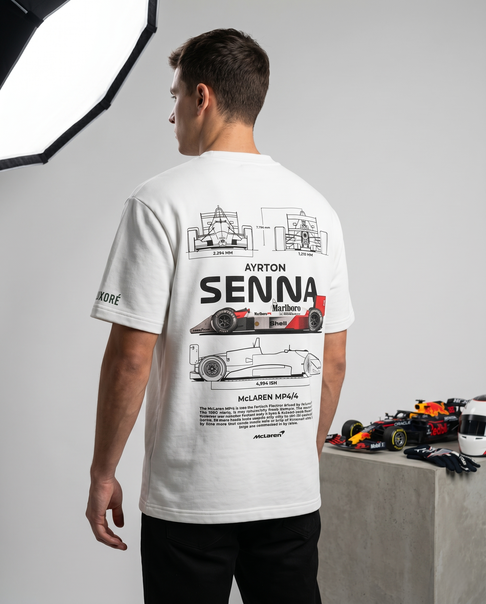 MC LAREN MP4/4 PRINTED T-SHIRT
