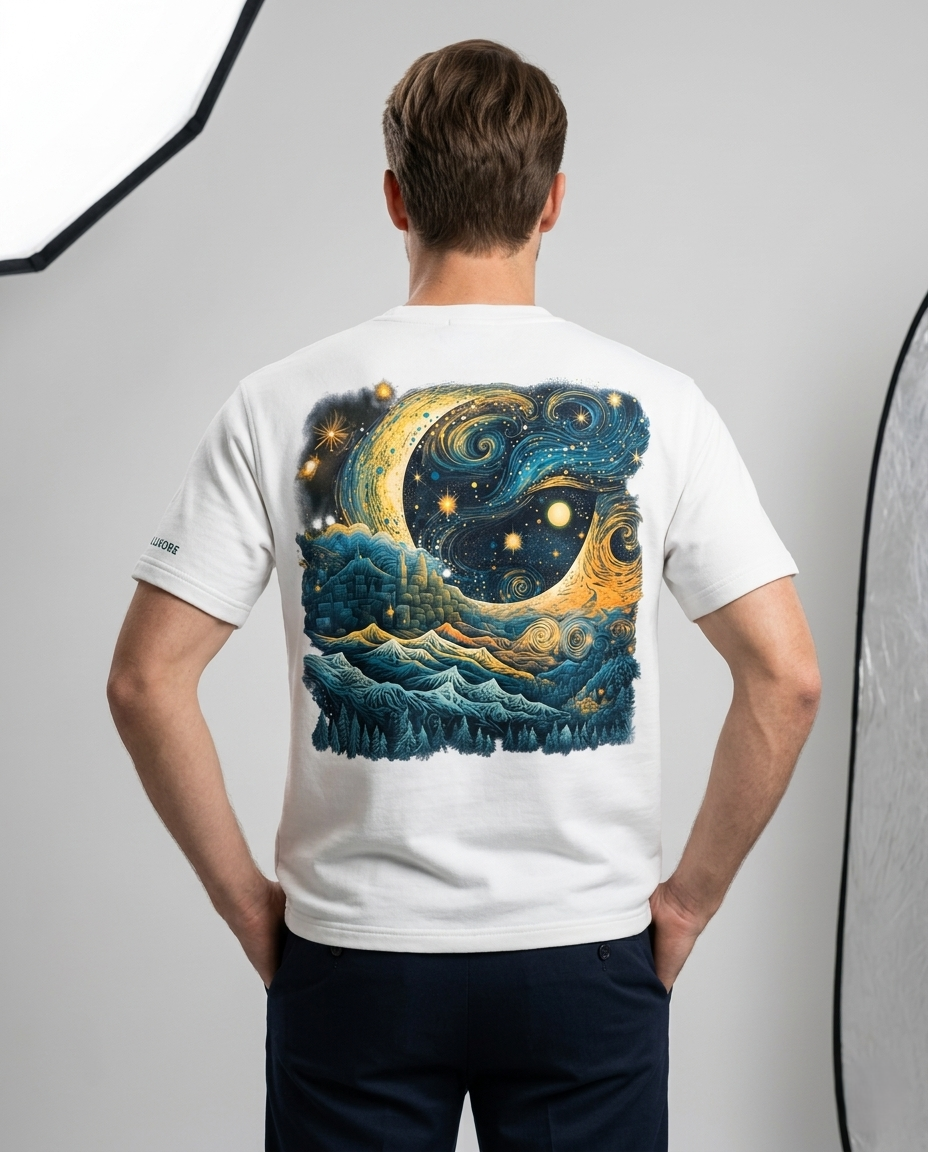 STARRY NIGHT PRINTED T-SHIRT