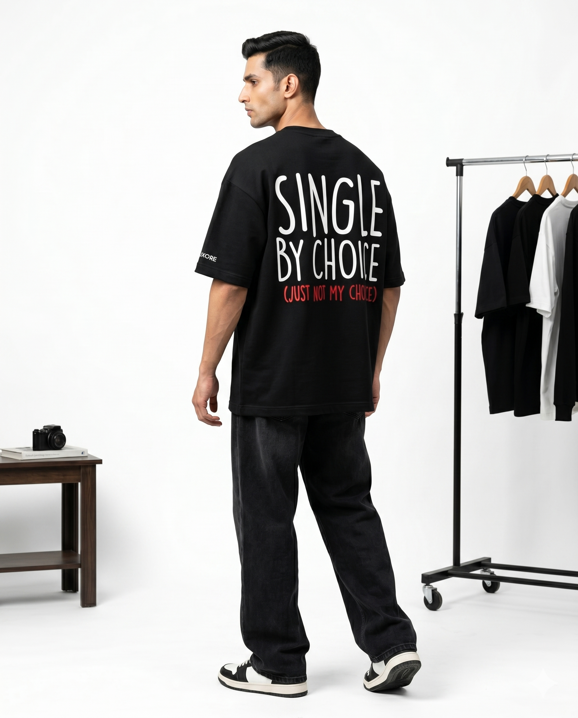 LUXORÉ SINGLE BY CHOICE GRAPHIC PRINTED TEE