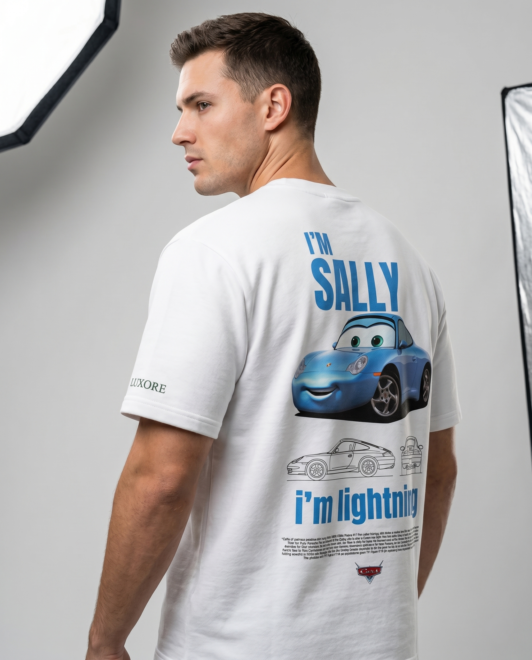 I AM LIGHTING PRINTED T-SHIRT
