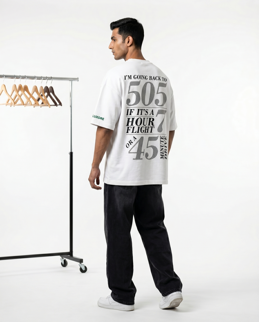 LUXORÉ ARCTIC MONKEY 505 BILL GRAPHIC PRINTED TEE