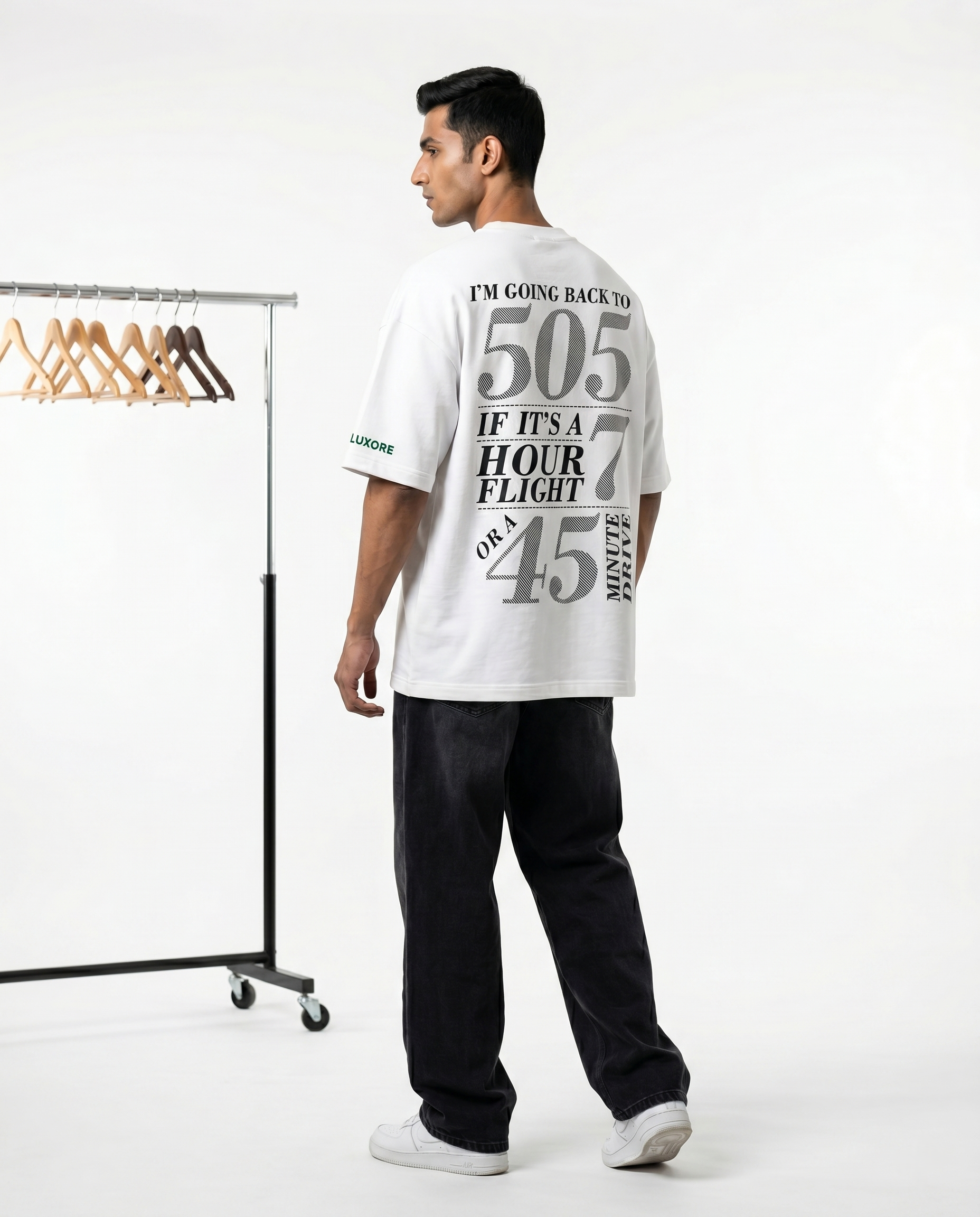 LUXORÉ ARCTIC MONKEY 505 BILL GRAPHIC PRINTED TEE