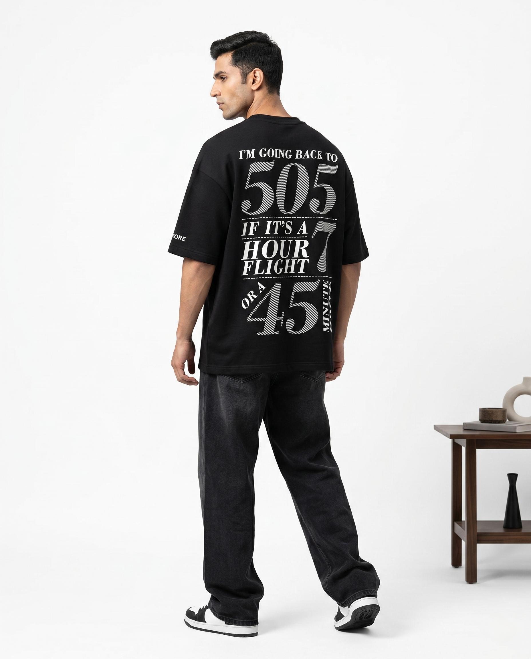 LUXORÉ ARCTIC MONKEY 505 BILL GRAPHIC PRINTED TEE