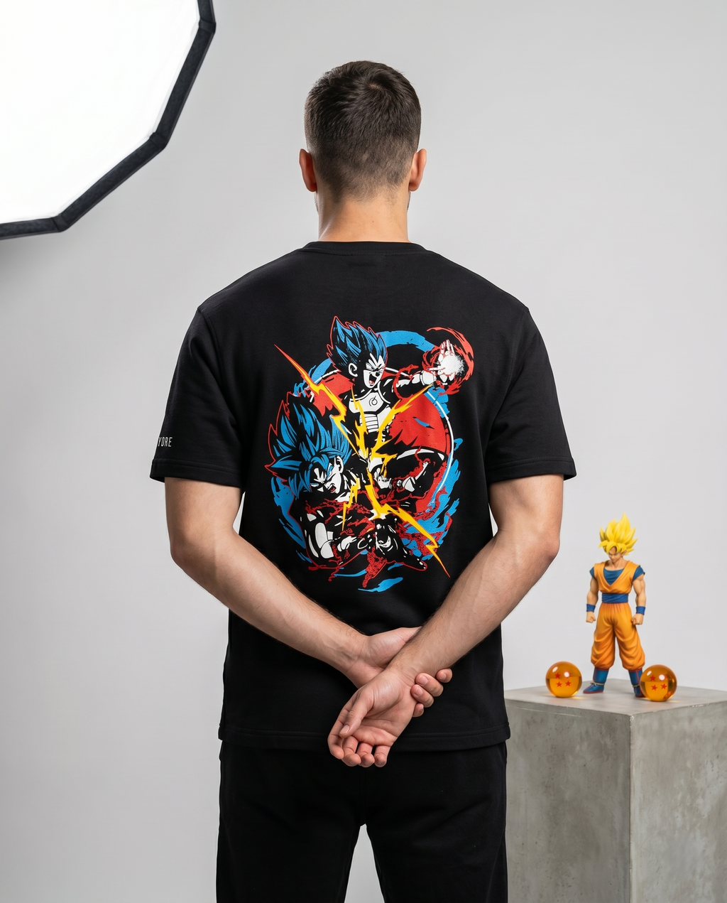 GOKU AND VEGETA PRINTED T-SHIRT