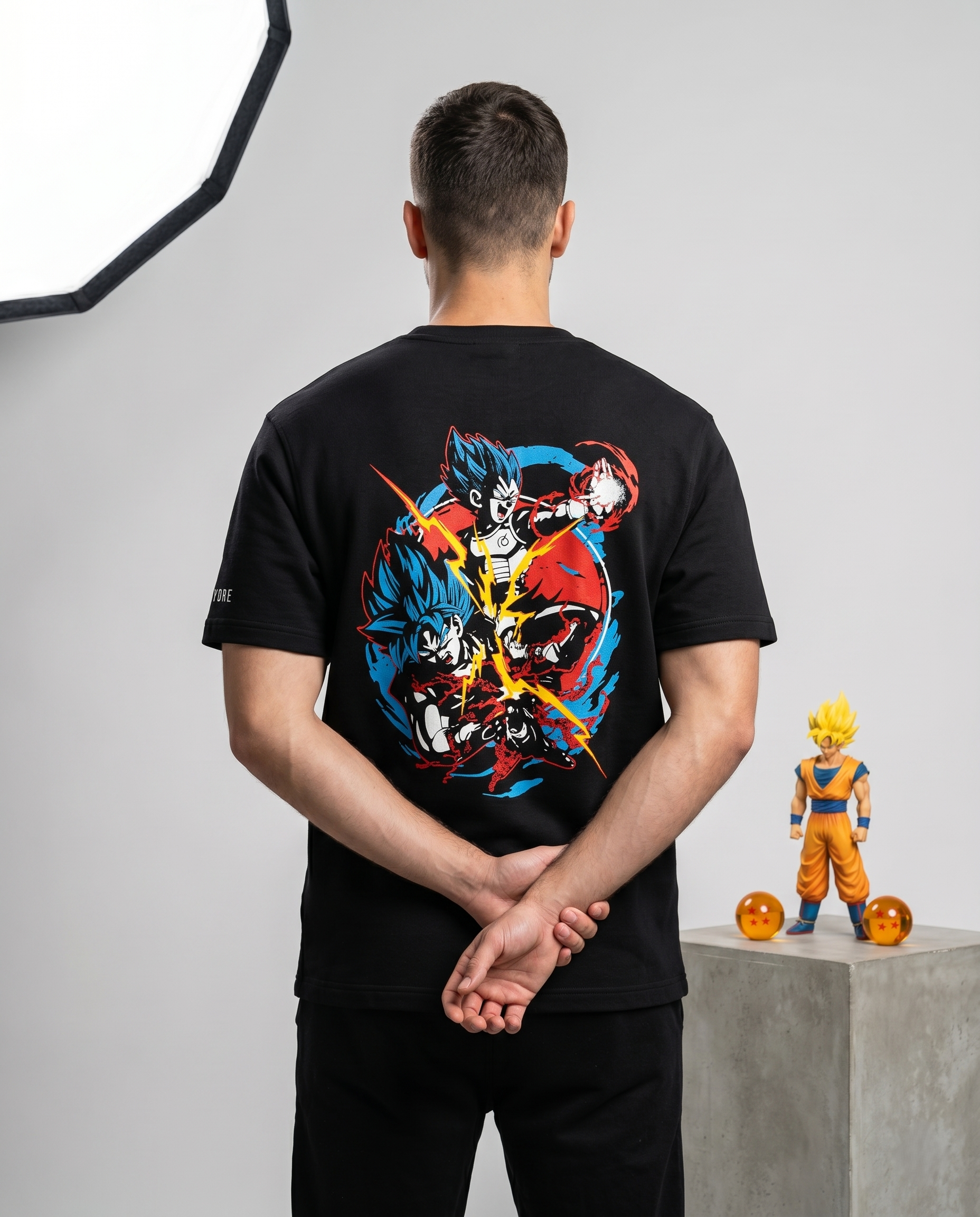GOKU AND VEGETA PRINTED T-SHIRT