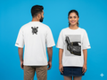 LAMBORGHINI AVENTADORE BLACK PRINTED T-SHIRT