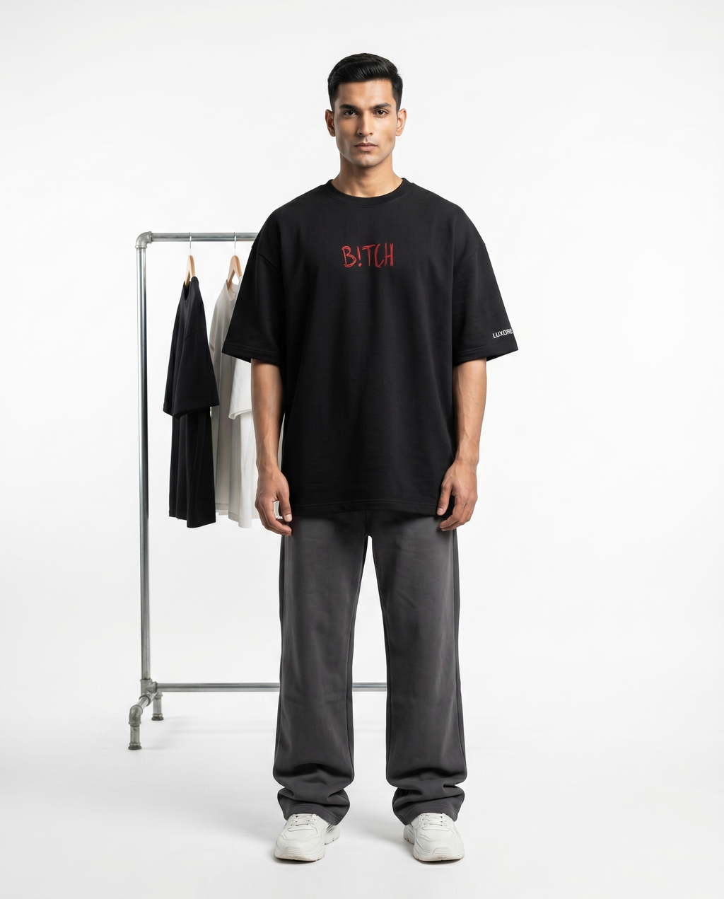 LUXORÉ X/X/X GRAPHIC PRINTED TEE