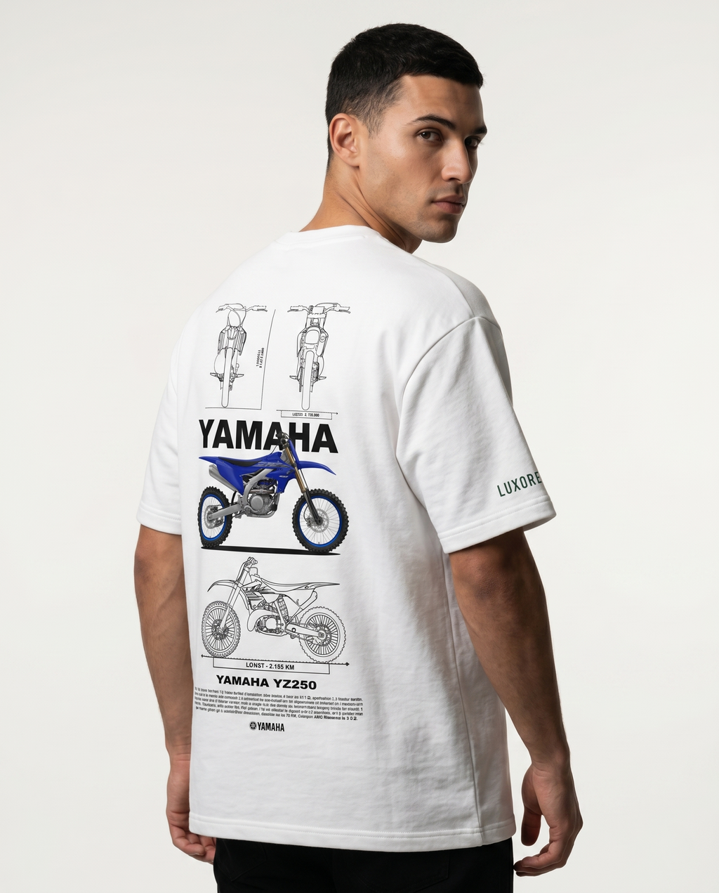 YAMAHA YZ250 PRINTED T-SHIRT
