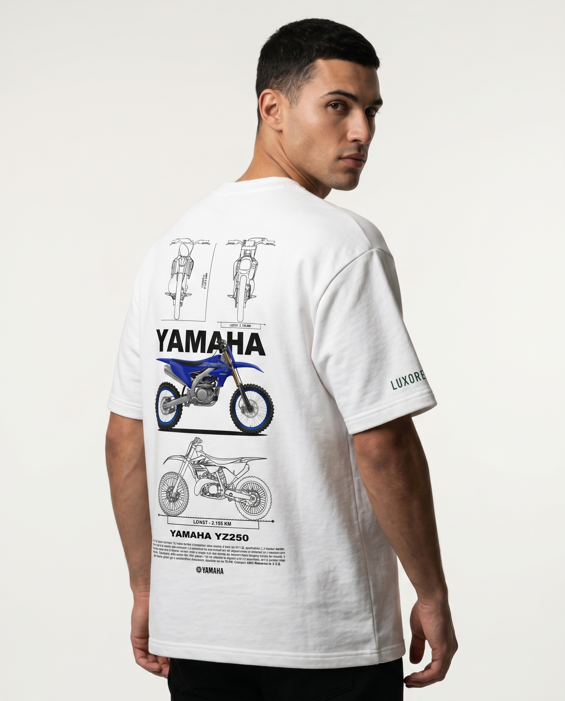 YAMAHA YZ250 PRINTED T-SHIRT