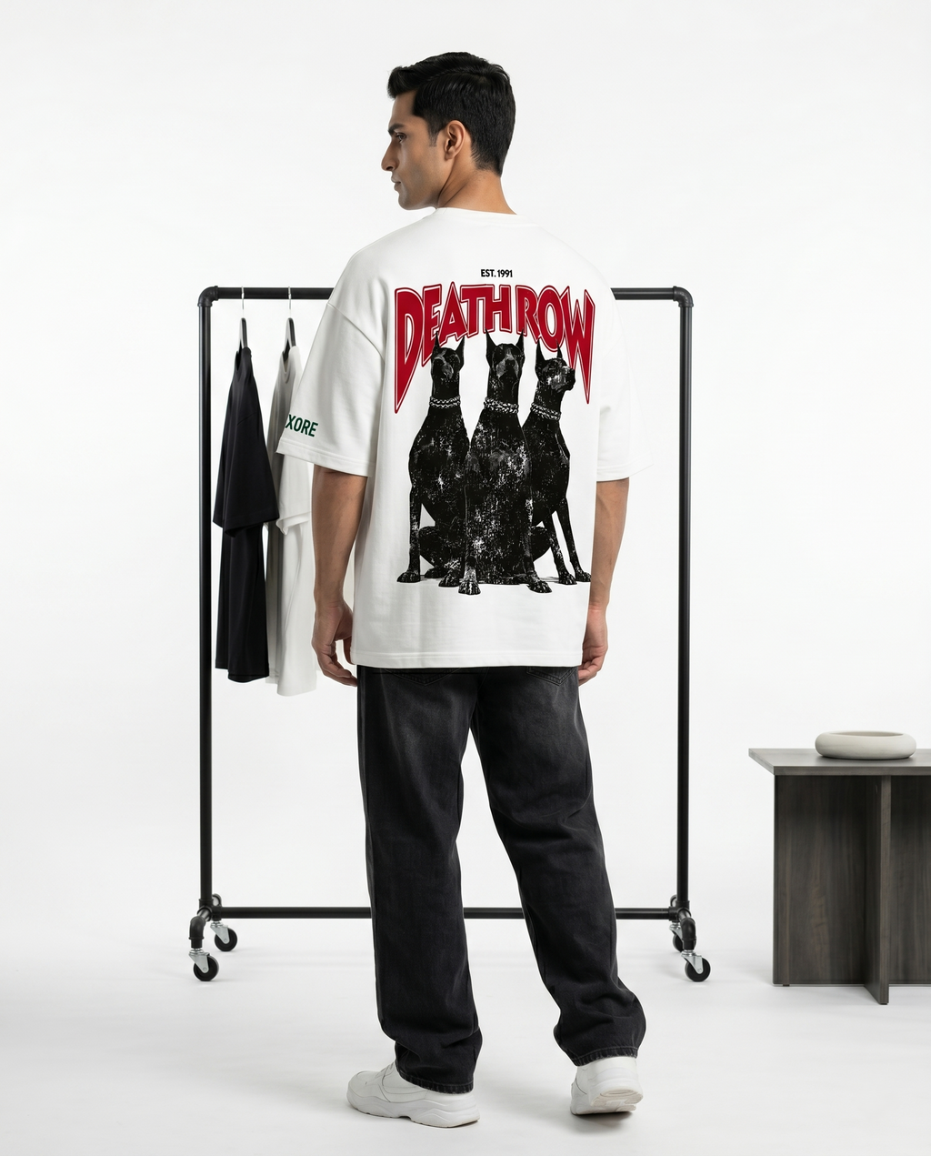 LUXORÉ DEATHROW GRAPHIC PRINTED TEE