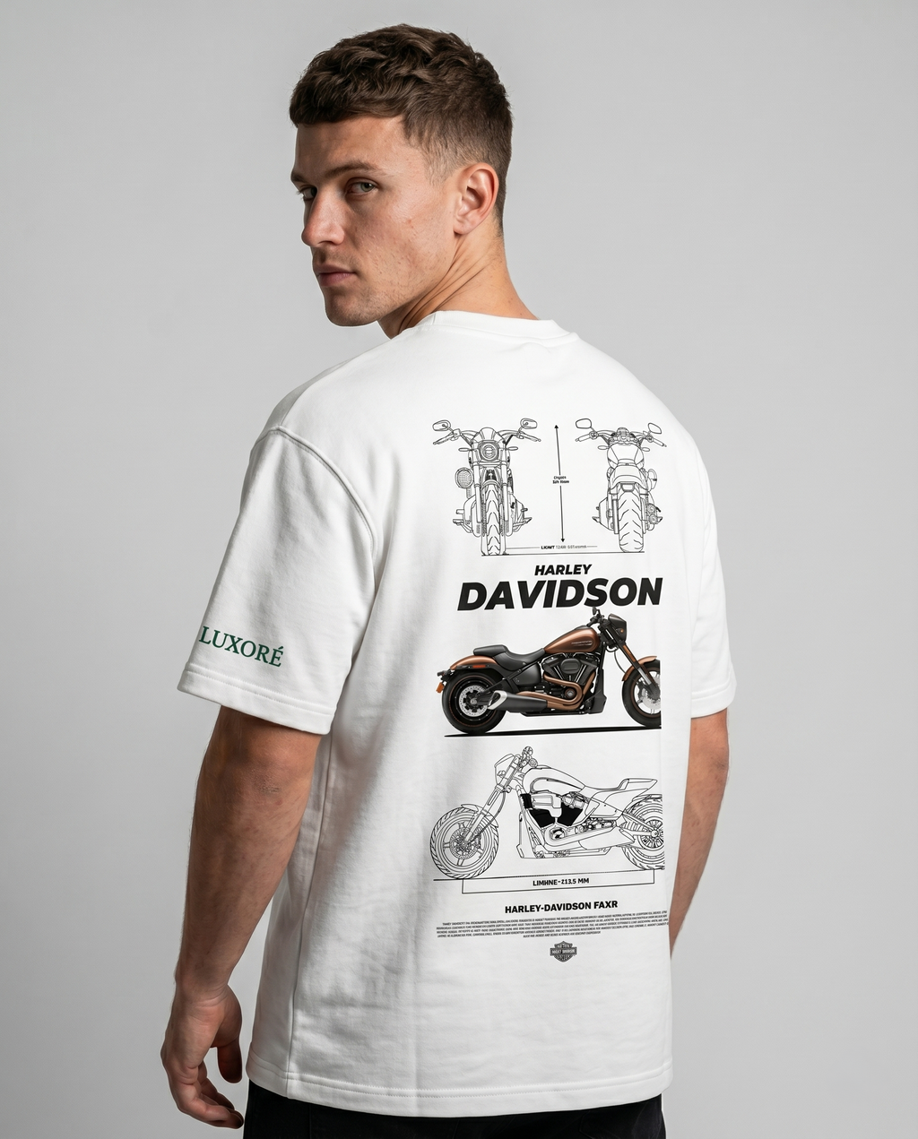 HARLEY DAVIDSON PRINTED T-SHIRT