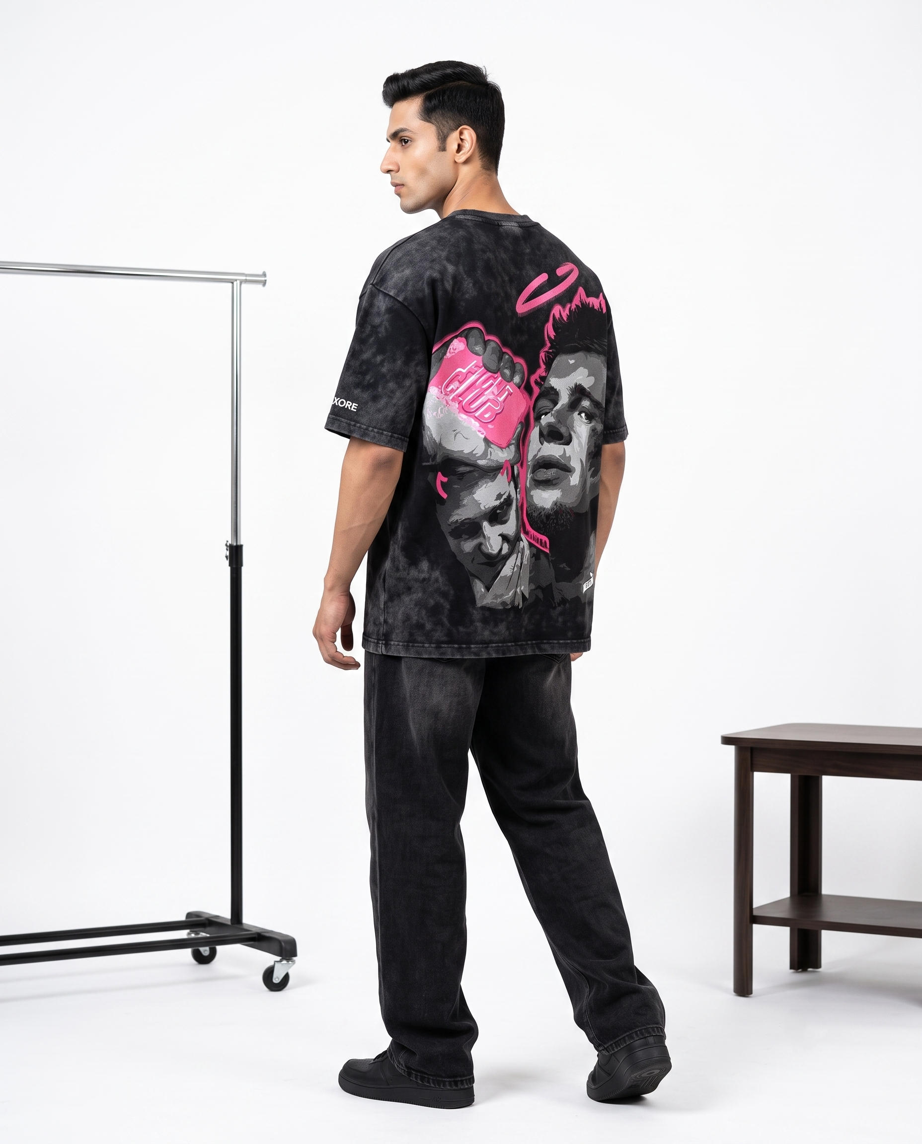 1ST RULE OF FIGHT CLUB GRAPHIC PRINTED TEE