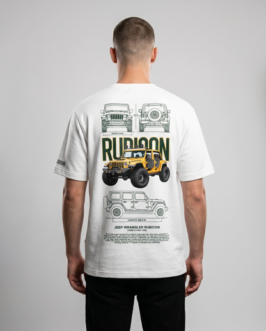 JEEP WRANGLER RUBICON PRINTED T-SHIRT