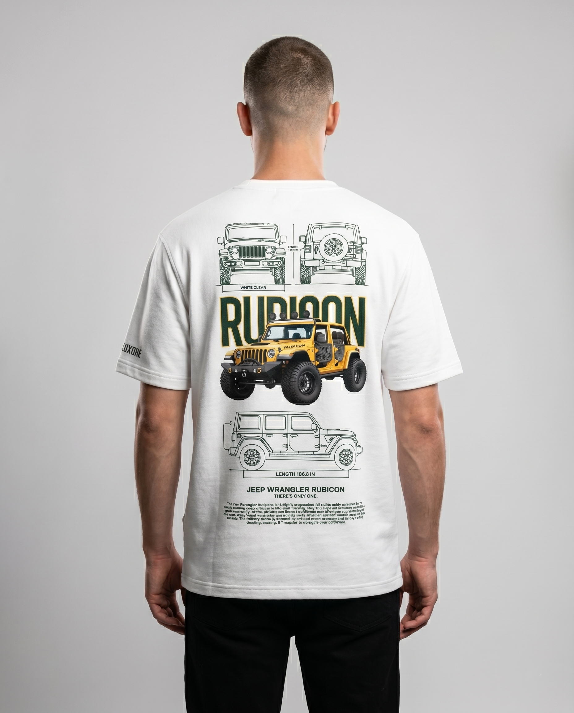 JEEP WRANGLER RUBICON PRINTED T-SHIRT