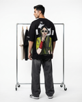 SMOKING AUNTY GRAPHIC PRINTED TEE