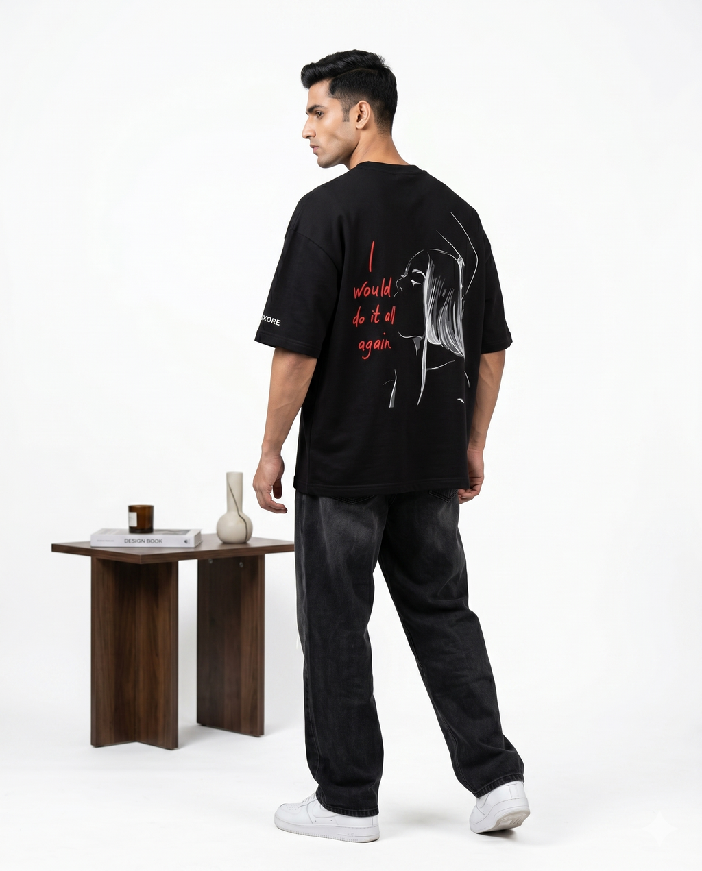 LUXORÉ I WOULD DO IT ALL AGAIN GRAPHIC PRINTED TEE