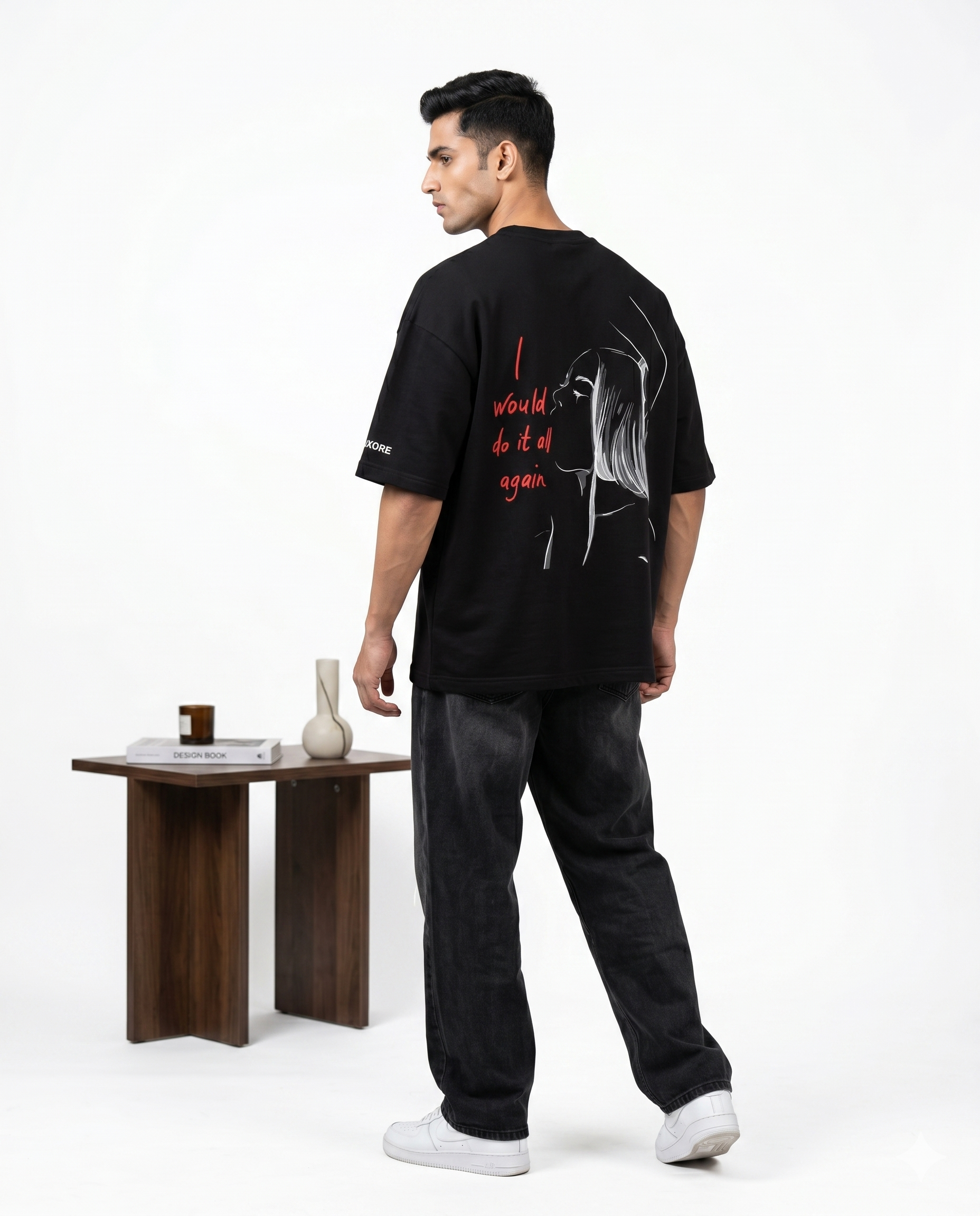 LUXORÉ I WOULD DO IT ALL AGAIN GRAPHIC PRINTED TEE