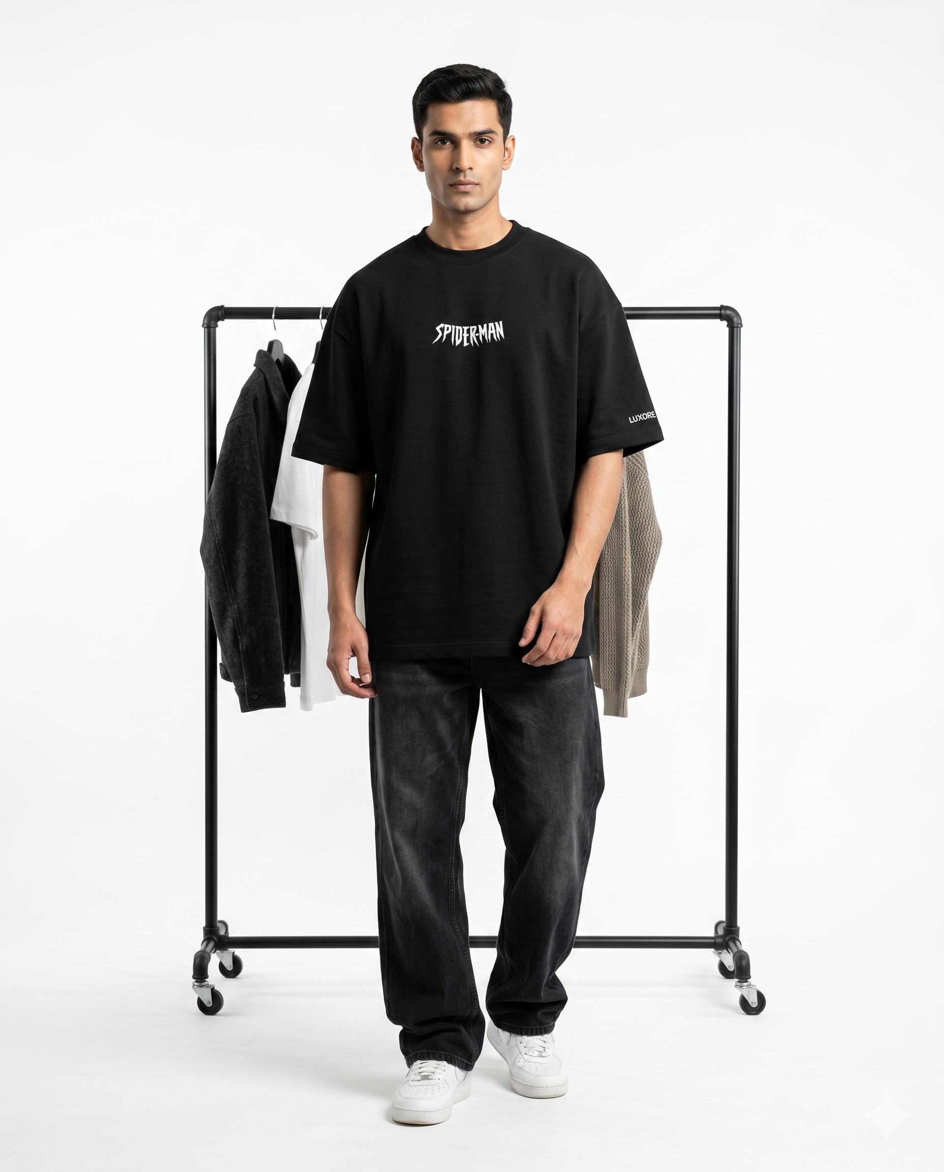LUXORÉ SPIDY BRO-A GRAPHIC PRINTED TEE