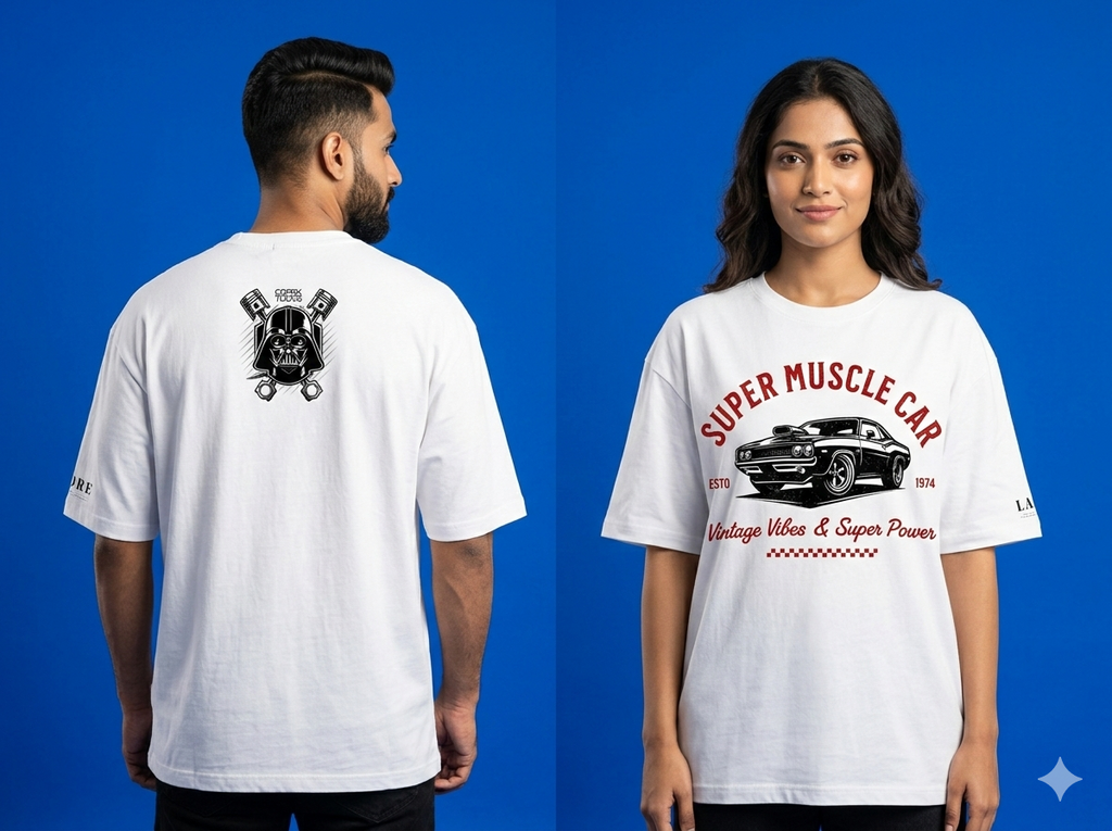 VINTAGE SUPER MUSCLE CAR T-SHIRT