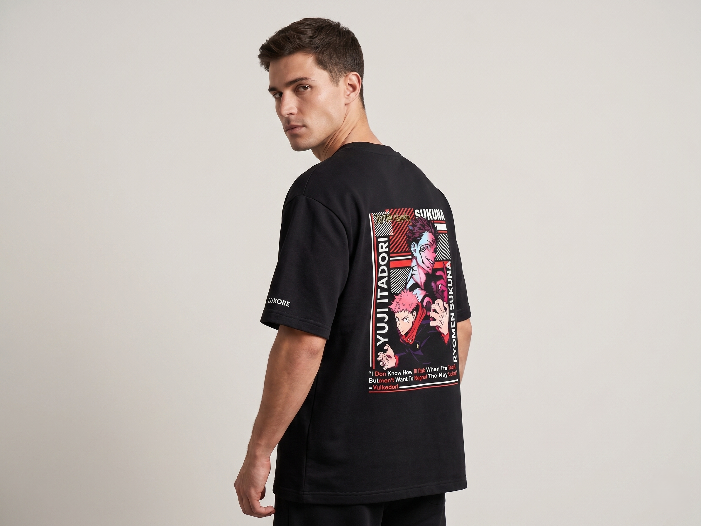 YUJI ITADORI AND RYOMEN SUKUNA PRINTED T-SHIRT