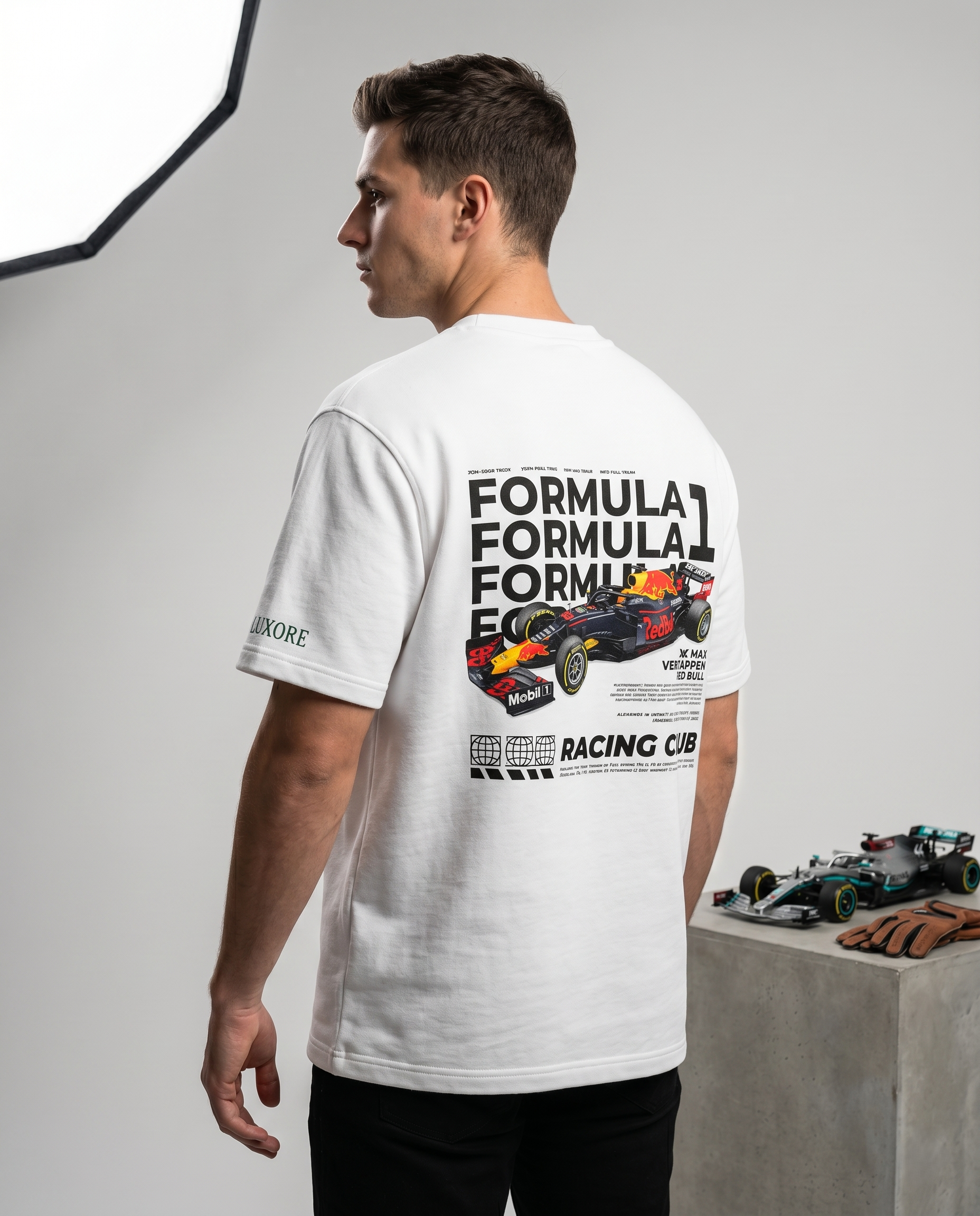 FORMULA 1 RACING CLUB PRINTED T-SHIRT