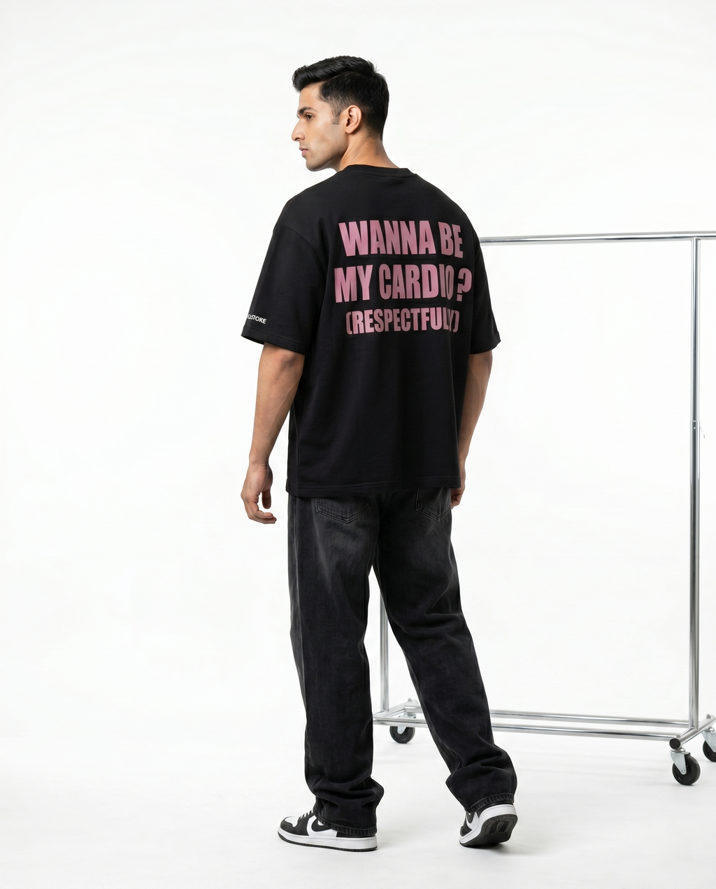 WANNA BE MY CARDIO GRAPHIC PRINTED TEE